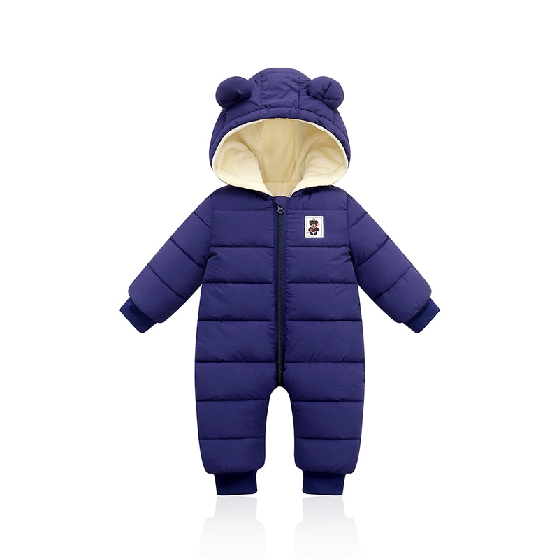 Baby Winter Snowsuit Hooded Jumpsuit